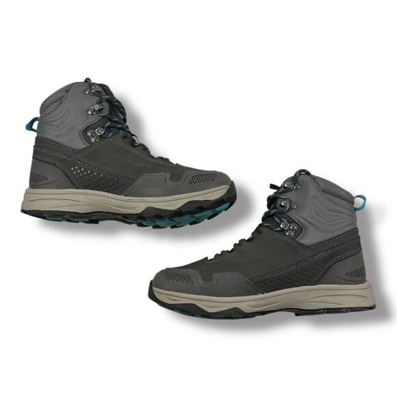 Vasque Hiking Boot Gray Blue Trail Outdoor Gorpcore Youth Size 5 - Picture 8 of 8